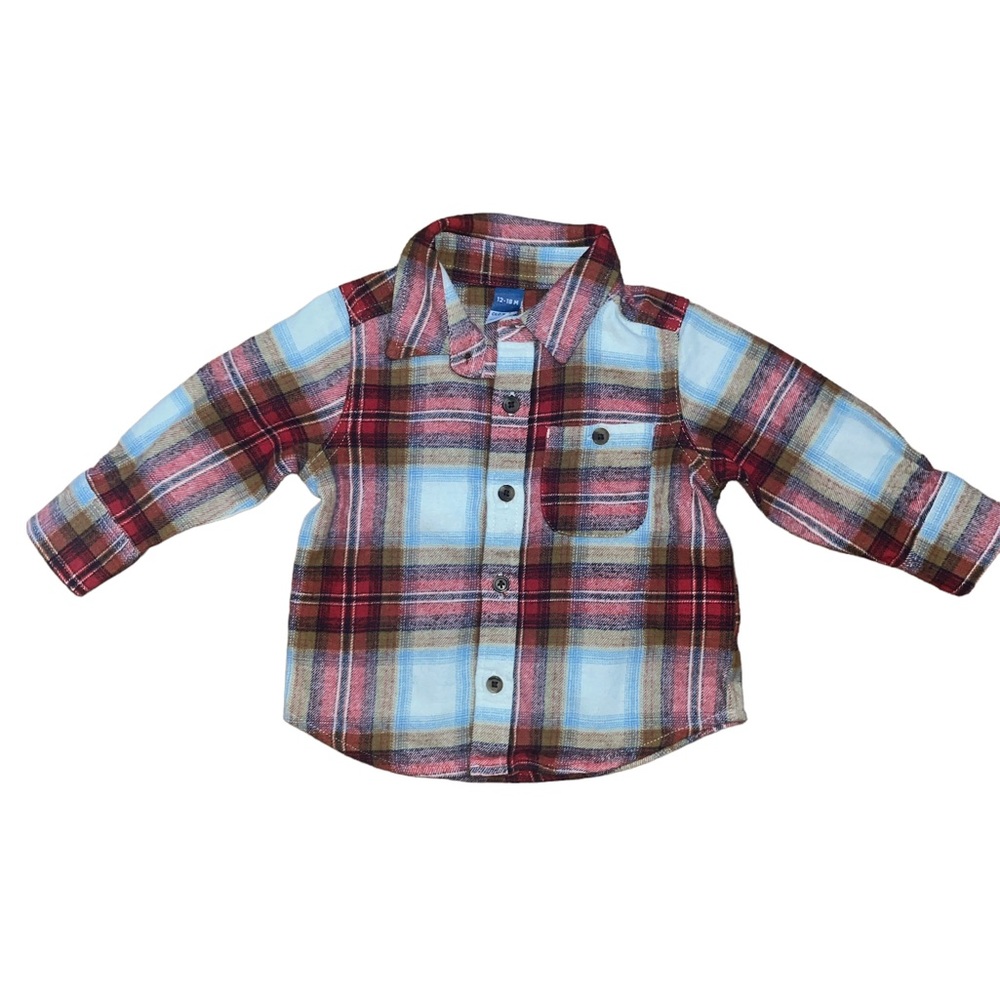 Baby Girl Plaid Shirt